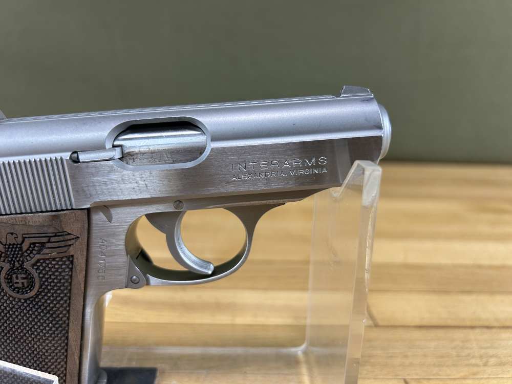 Walther PPK Stainless .380 ACP 9MM KURZ Interarms Used VGC 3.25" Brl 1 Mag -img-10