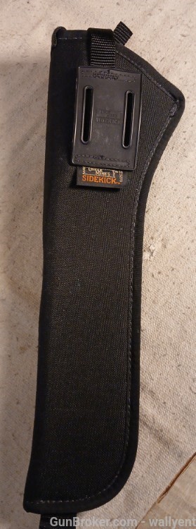 Uncle Mikes Sidekick Holster Size 11 Black Cordura RH for Revolver -img-2