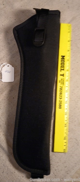 Uncle Mikes Sidekick Holster Size 11 Black Cordura RH for Revolver -img-0