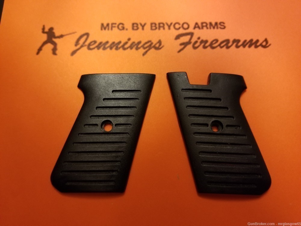 Bryco Arms Jennings Firearms Model 38 (380ACP, 32ACP) Black Grips-img-0
