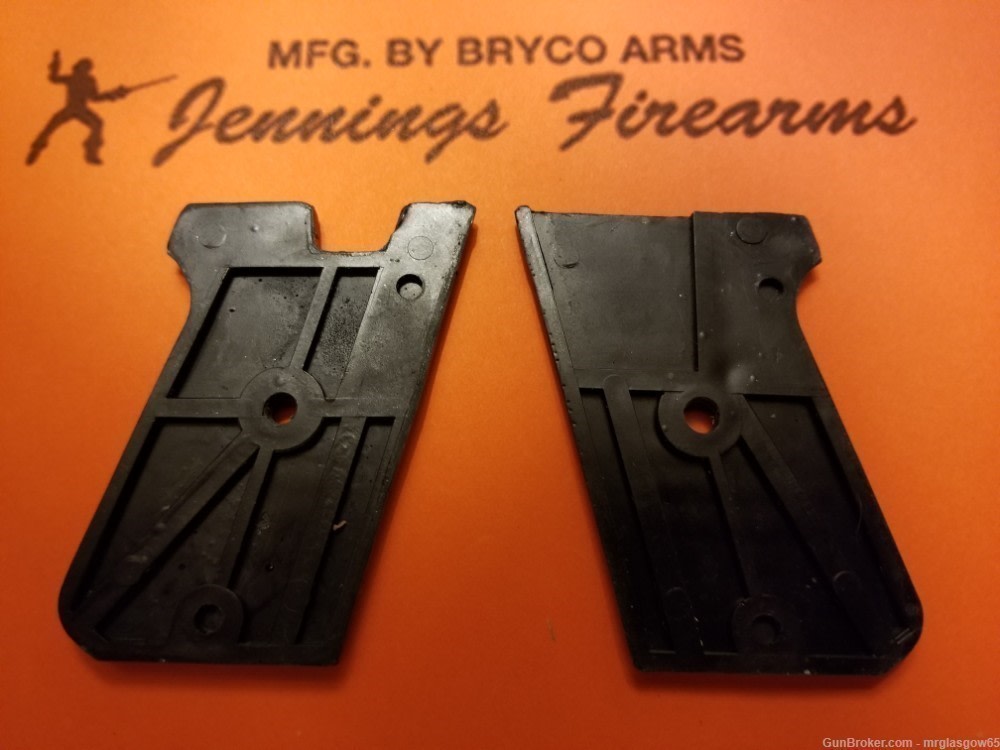 Bryco Arms Jennings Firearms Model 38 (380ACP, 32ACP) Black Grips-img-1