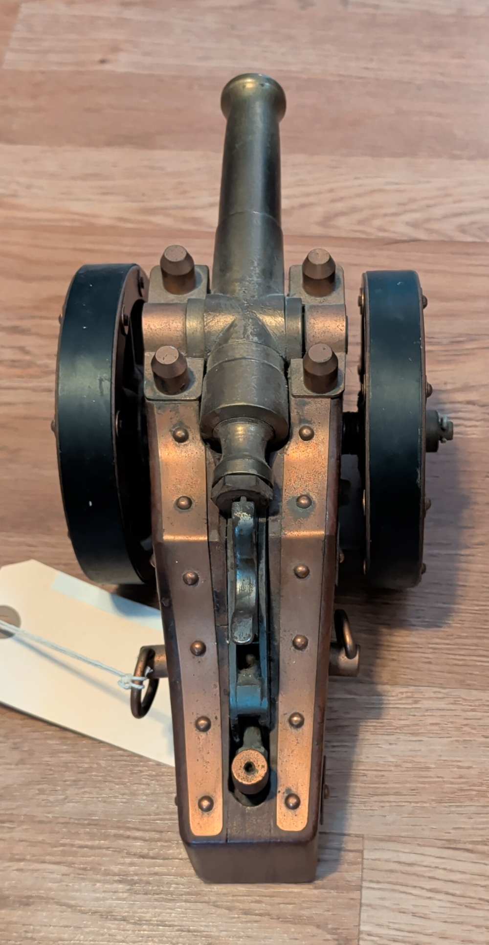Desktop Blank Firing Brass Cannon. Custom-img-3