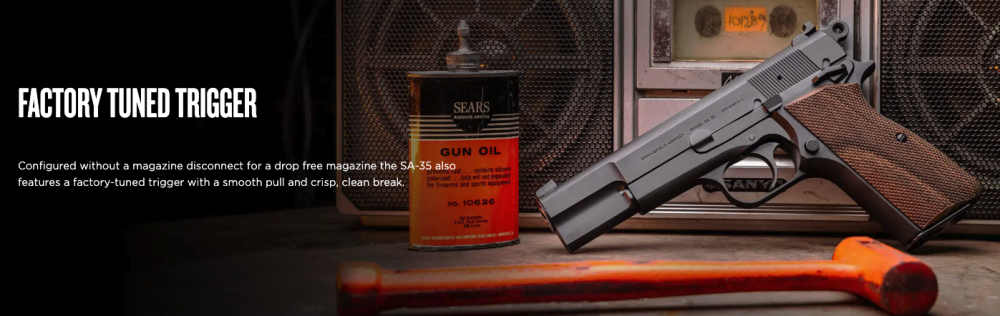 Springfield SA-35 Semi Auto Blued Walnut 9mm 4.7in 1-15Rd Mag HP9201-img-6
