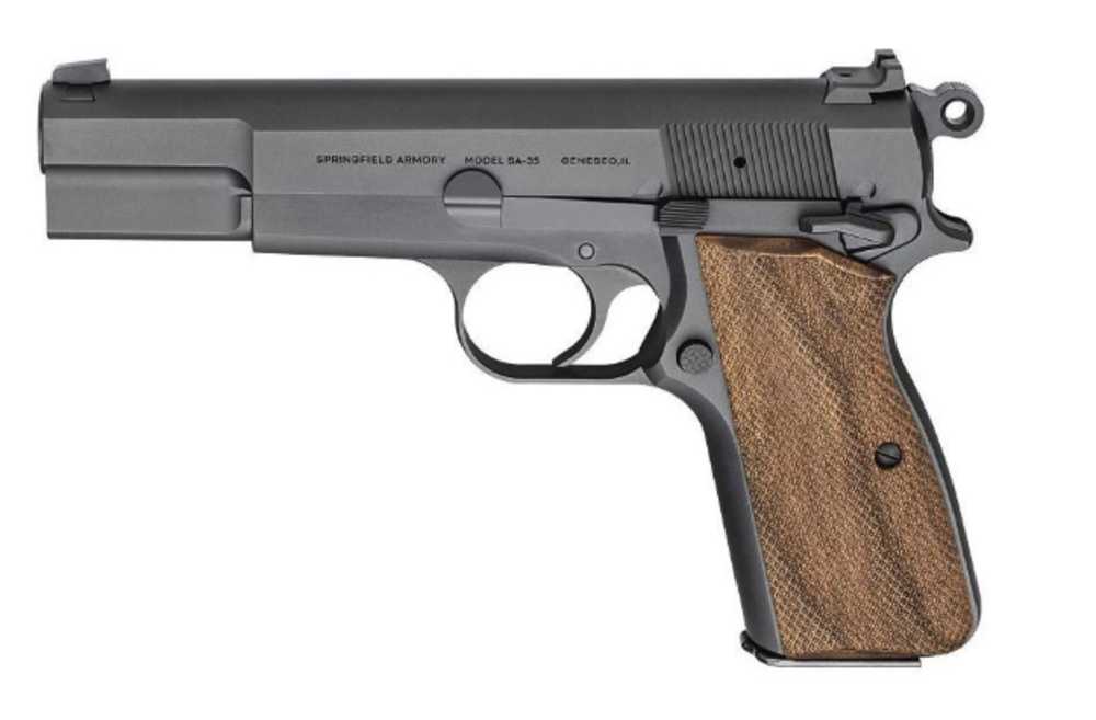 Springfield SA-35 Semi Auto Blued Walnut 9mm 4.7in 1-15Rd Mag HP9201-img-0