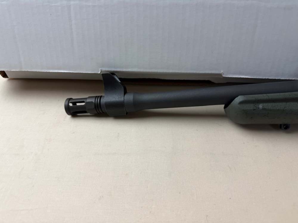 Ruger American Gen ii Scout Rifle  5.56 nato 16.1" NIB Leaf Green Splatter-img-13