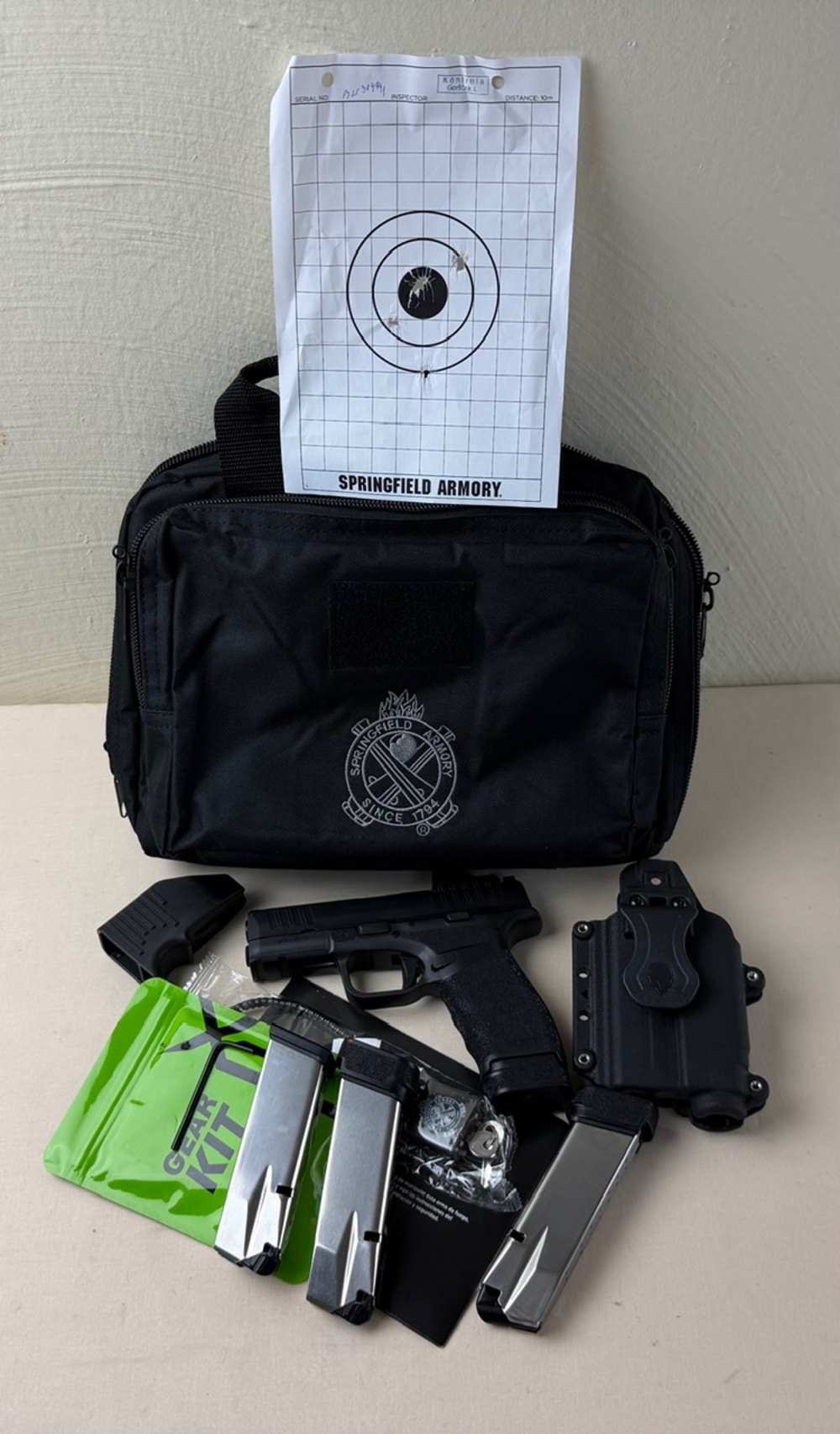 Springfield Armory Hellcat Pro 9mm para 3" rfx 11viridian sight New-img-16