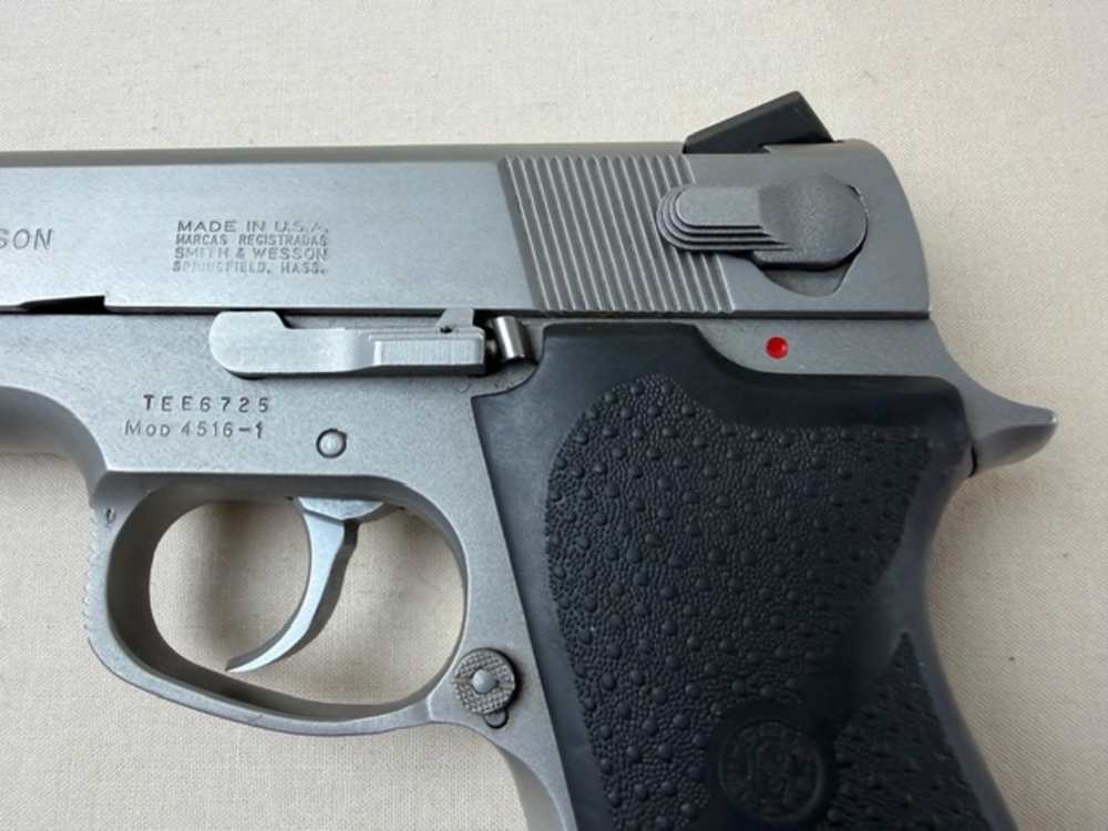 Smith & Wesson 4516-1 45 acp Stainless 3.5" -img-11