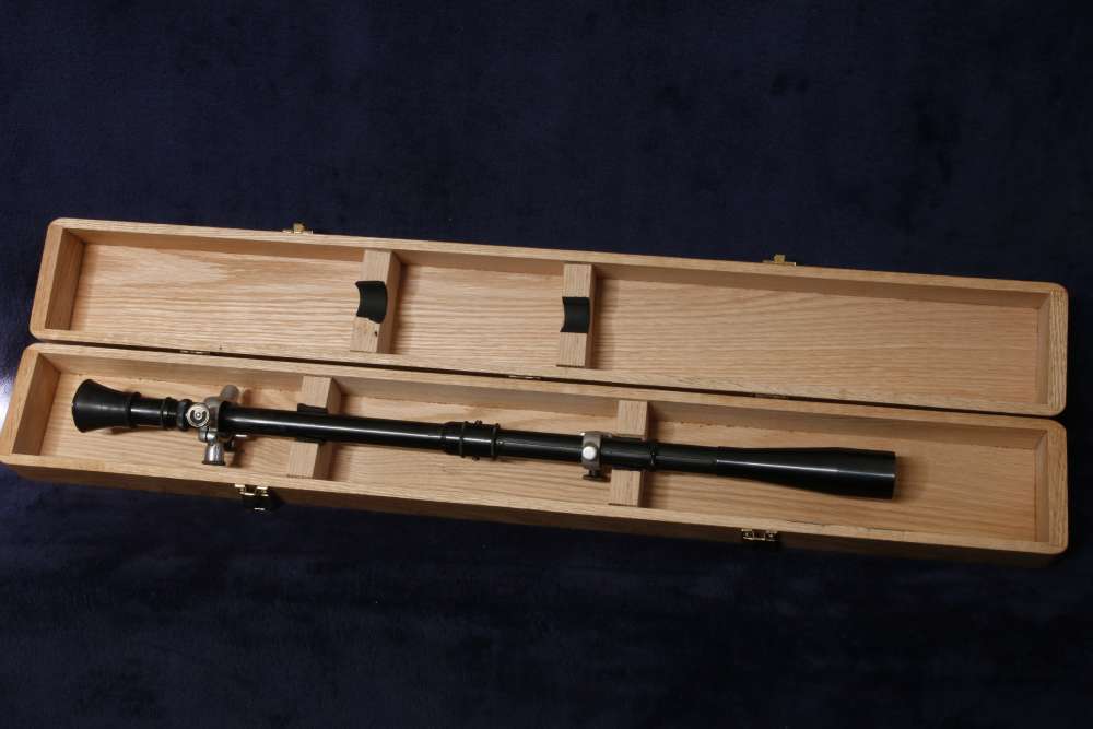 Rare FECKER 1 1/8" 12.5X TARGET TELESCOPIC SIGHT Rifle Scope - NO RESERVE-img-0