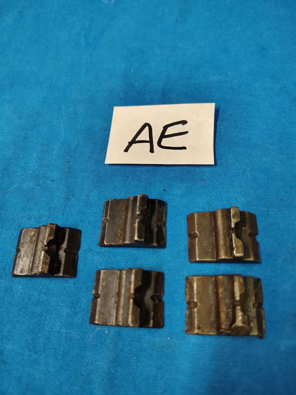 (5) WWII Beretta MAB smg 38a 38/42 38/43 38/44 Rear Fixed Sights Site-img-3