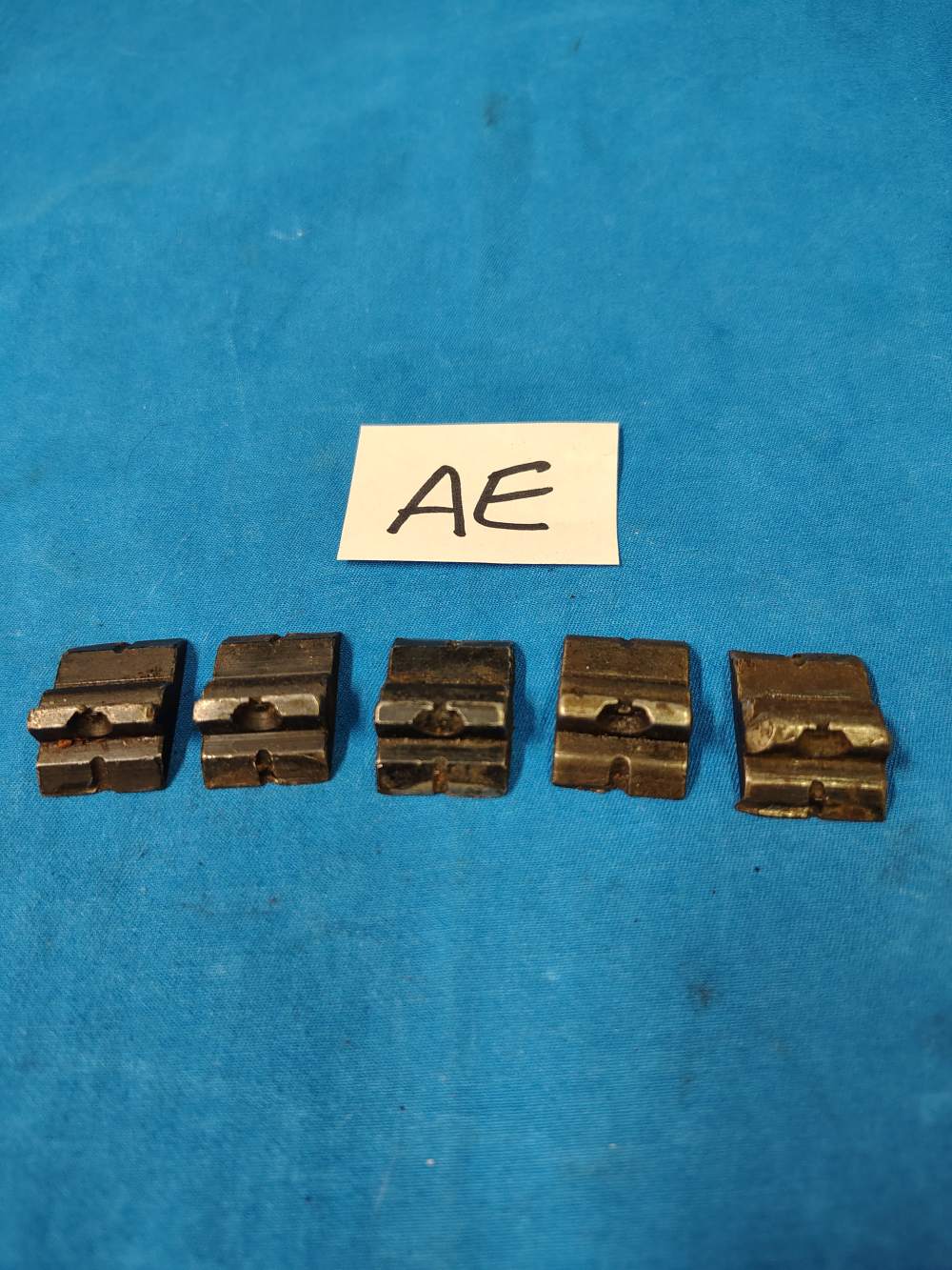 (5) WWII Beretta MAB smg 38a 38/42 38/43 38/44 Rear Fixed Sights Site-img-0