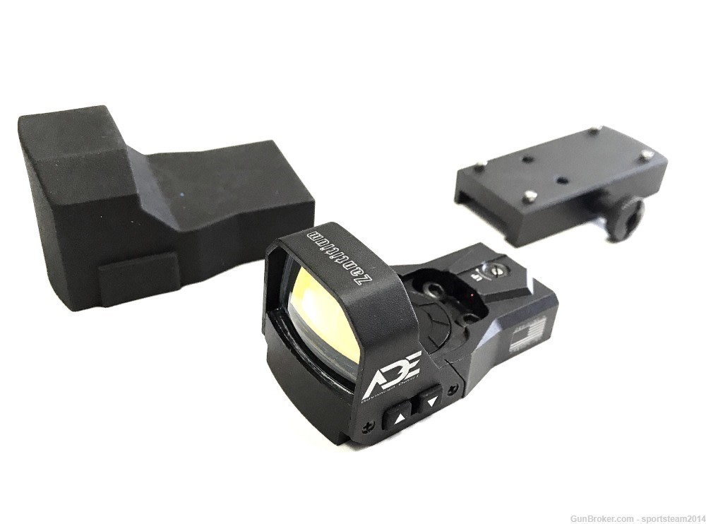 ADE RD3-015 Red Dot Sight + Optic Mount Plate for Ruger American Pistol-img-6