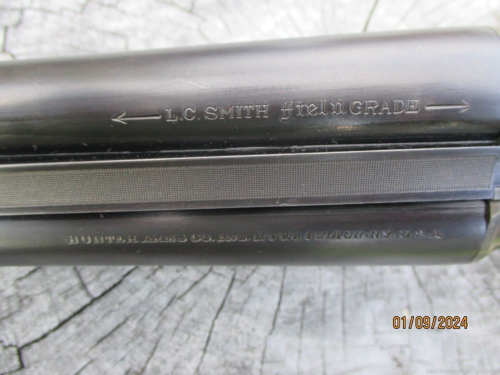 LC Smith/Hunter Arms Field Grade 20 gauge 28" NICE!-img-11