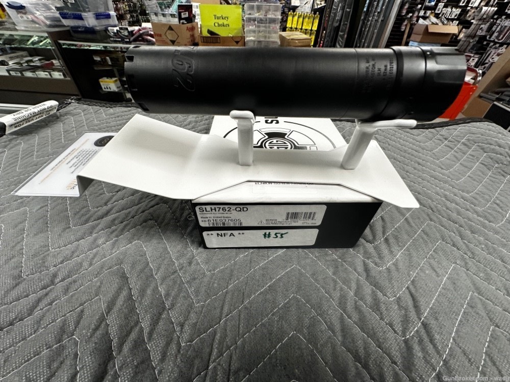 NIB Sig Sauer SLH-QD 7.62mm Centerfire Rifle Suppressor Black SLH762-QD-img-0