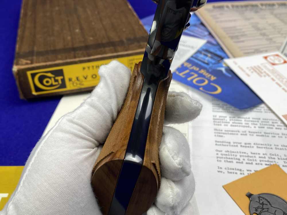 *MINT* 1968 Colt Python Royal Blue .357Mag 2.5" -COVETED EARLY 2.5" PYTHON--img-25
