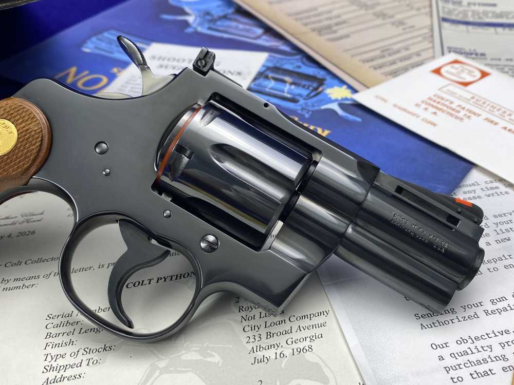*MINT* 1968 Colt Python Royal Blue .357Mag 2.5" -COVETED EARLY 2.5" PYTHON--img-11