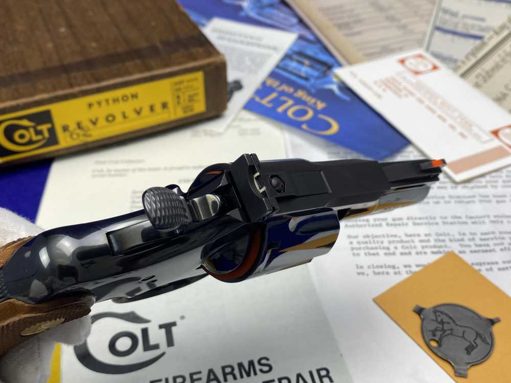 *MINT* 1968 Colt Python Royal Blue .357Mag 2.5" -COVETED EARLY 2.5" PYTHON--img-21