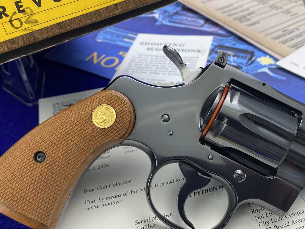 *MINT* 1968 Colt Python Royal Blue .357Mag 2.5" -COVETED EARLY 2.5" PYTHON--img-10