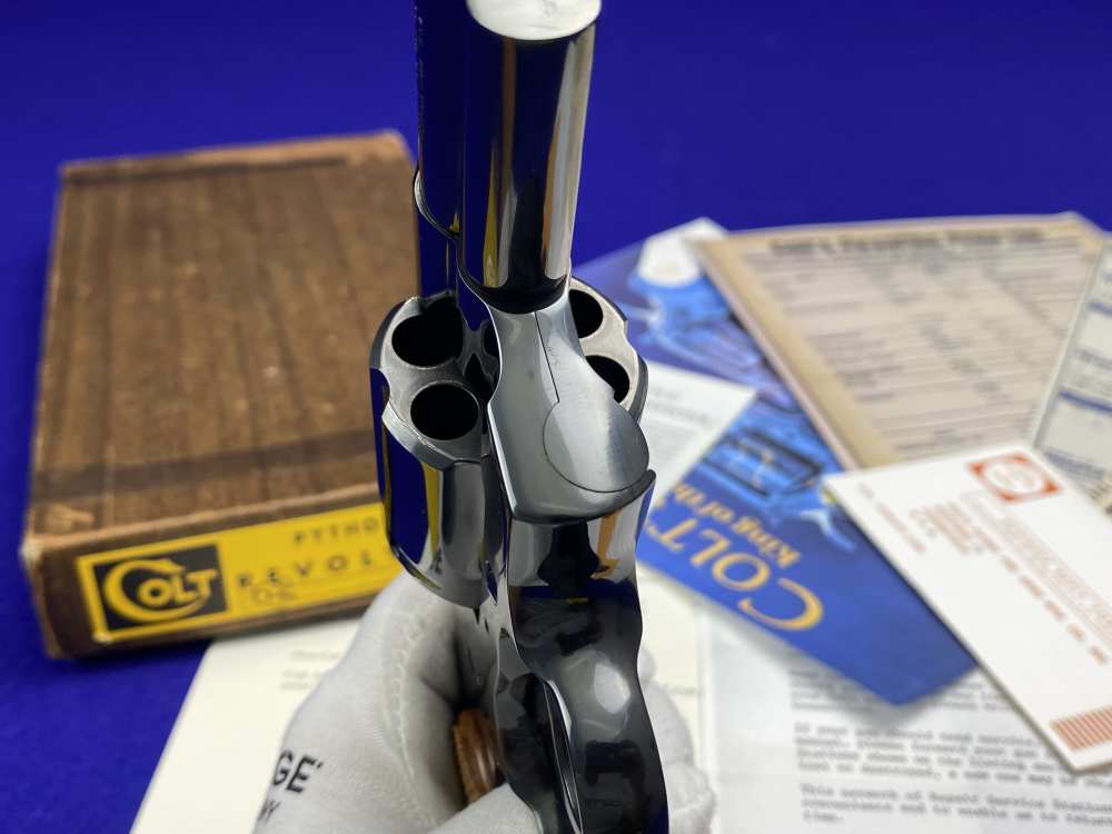 *MINT* 1968 Colt Python Royal Blue .357Mag 2.5" -COVETED EARLY 2.5" PYTHON--img-28