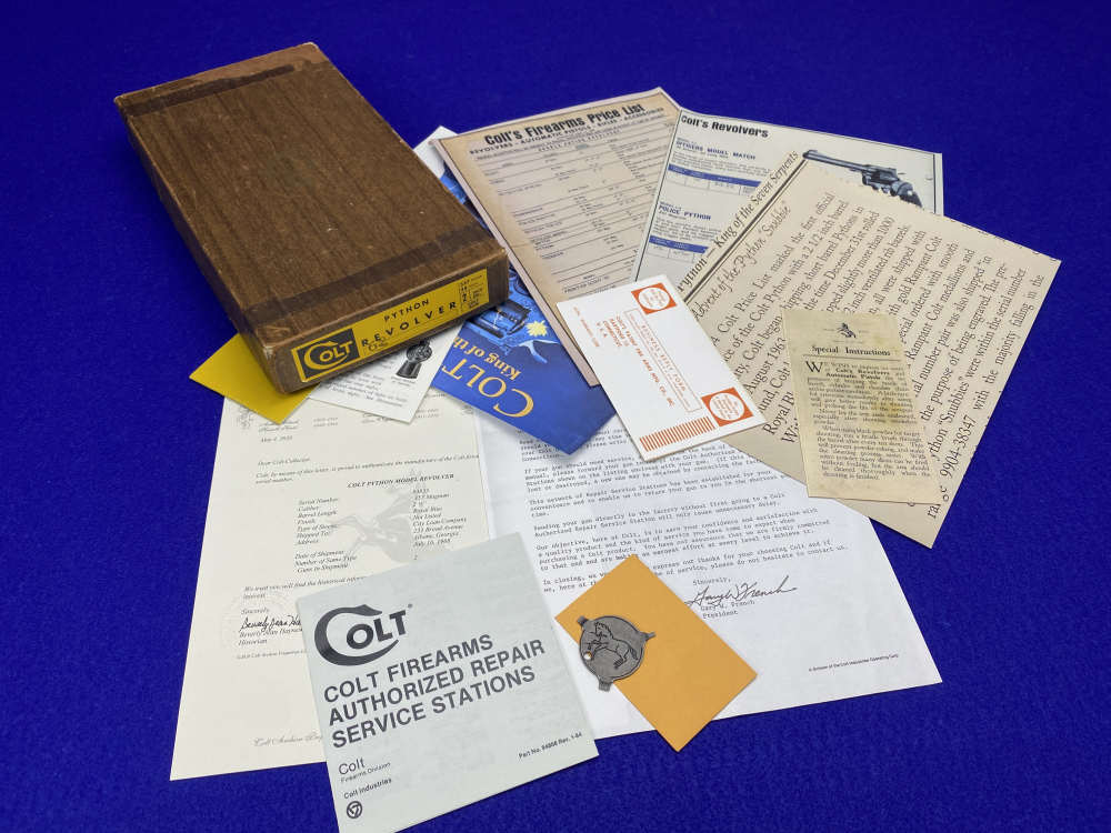 *MINT* 1968 Colt Python Royal Blue .357Mag 2.5" -COVETED EARLY 2.5" PYTHON--img-39