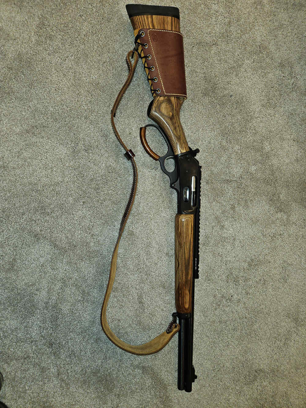 Marlin 1895 GBL, 45-70 gov. Upgrates, extras. used. Very good.-img-1
