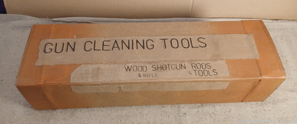 Wood Shotgun Rifle Cleaning Rods Kits Brushes Tools vintage-img-0