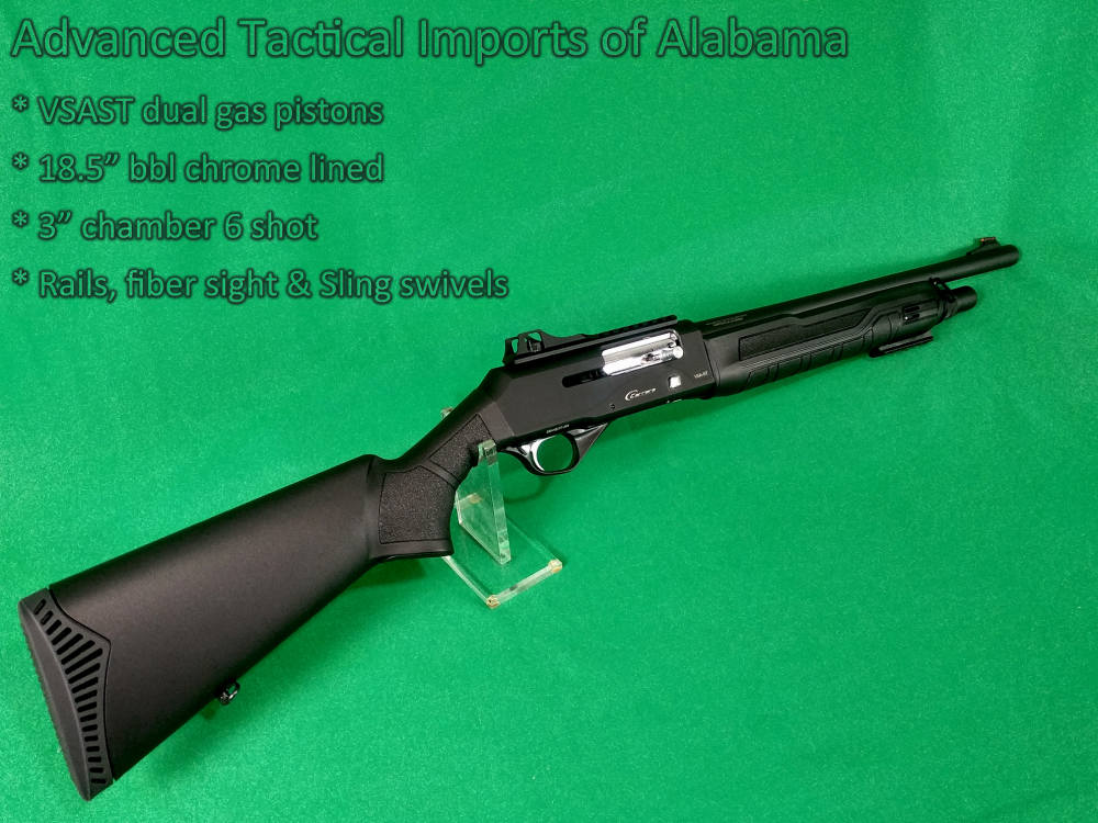Tacitcal AUTO Defense Shotgun NEW 12ga 18.5" 6shot w/ Chokes &rails WE SHIP-img-0