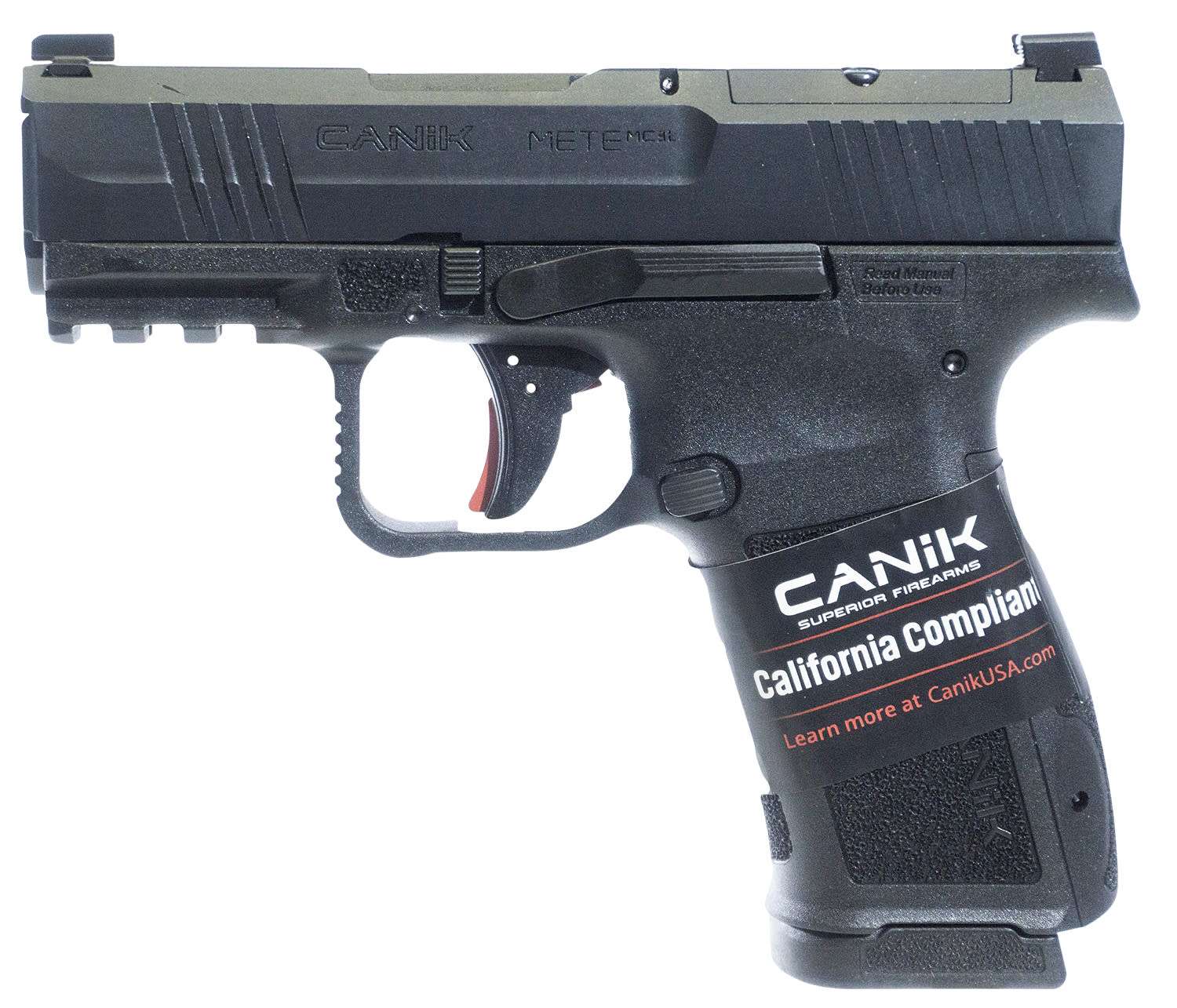 Canik Mete MC9L CA Compliant 9mm Luger Pistol 10+1 3.18 Black HG7884CA-N-img-0