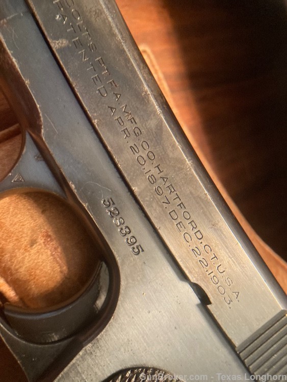 Colt M1903 .32 Pistol Blue Sold to Japan 1937 WW2 Martial Arm Colt Letter-img-11