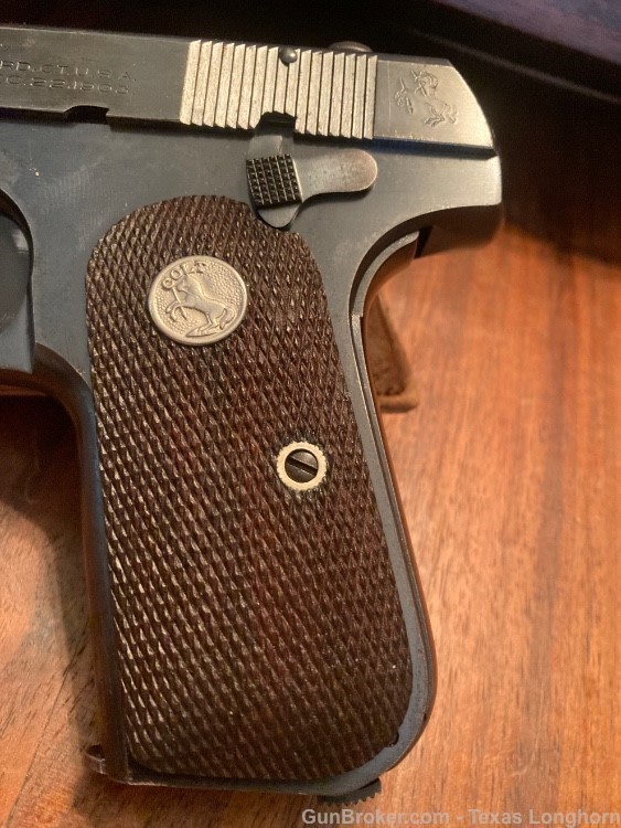 Colt M1903 .32 Pistol Blue Sold to Japan 1937 WW2 Martial Arm Colt Letter-img-9