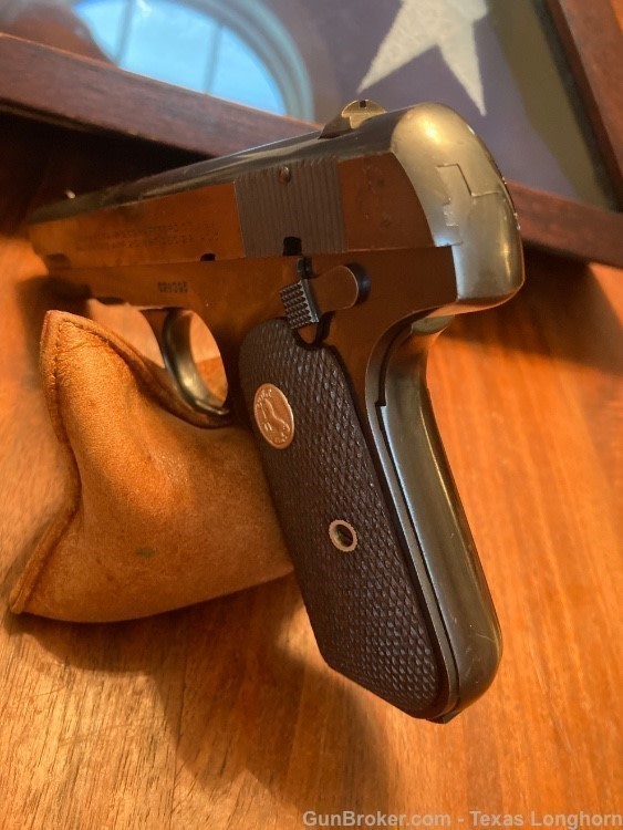 Colt M1903 .32 Pistol Blue Sold to Japan 1937 WW2 Martial Arm Colt Letter-img-16