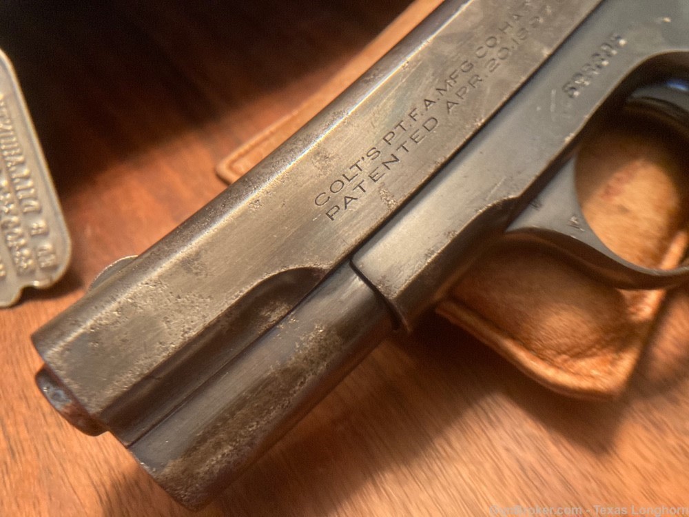 Colt M1903 .32 Pistol Blue Sold to Japan 1937 WW2 Martial Arm Colt Letter-img-13