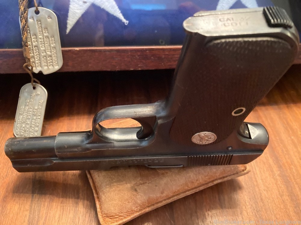 Colt M1903 .32 Pistol Blue Sold to Japan 1937 WW2 Martial Arm Colt Letter-img-14