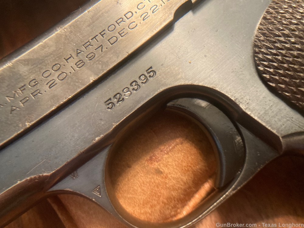 Colt M1903 .32 Pistol Blue Sold to Japan 1937 WW2 Martial Arm Colt Letter-img-10