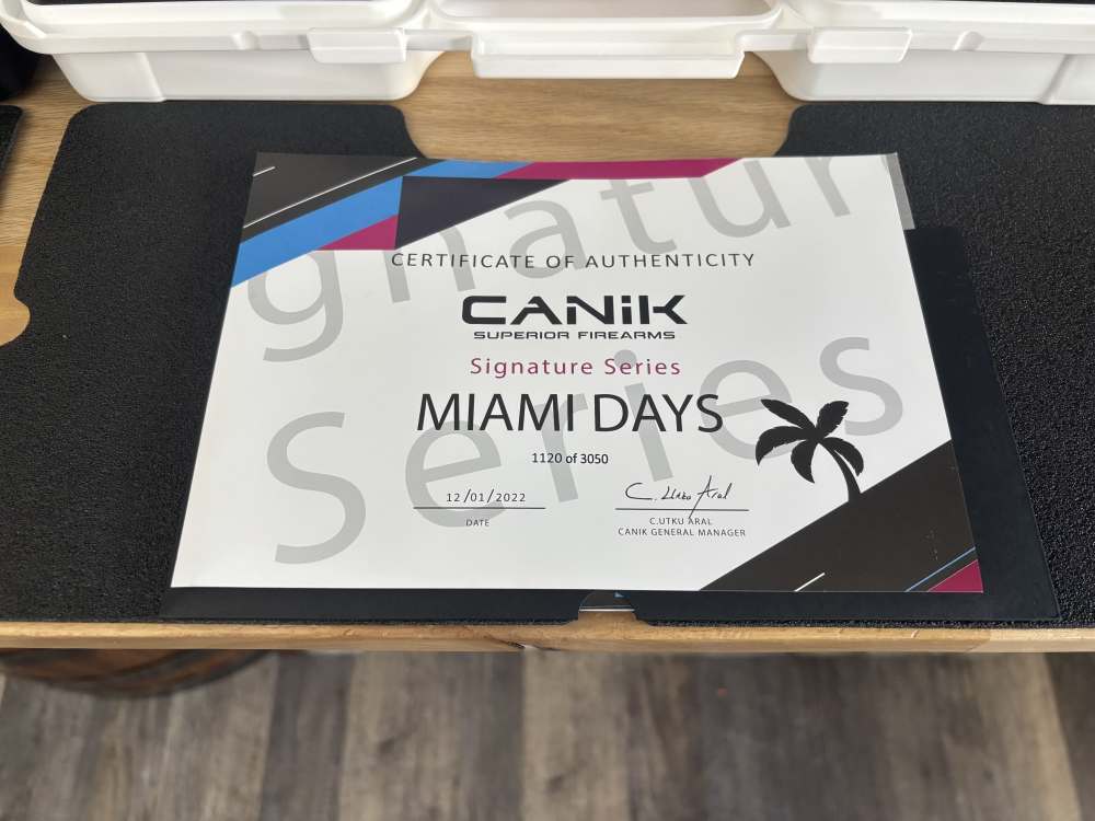 Canik MIAMI Days and Nights signature series mete sft FINE BEAUTIES 9mm NIB-img-5