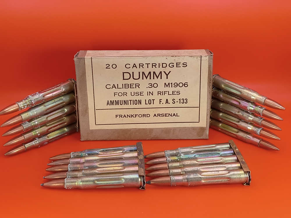 Frankford Arsenal .30 M1906 Dummy rounds SEALED BOX of 20 FAS-133 -img-0