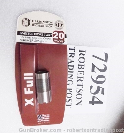  H&R 20 gauge Choke Tube fits Invector Accu-Choke Winchoke .583 Extra Full-img-0