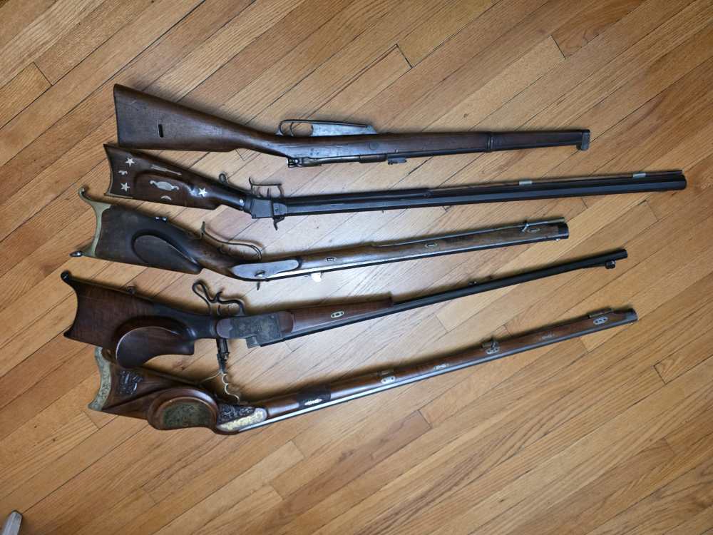 Collection of nice Schuetzen rifles-img-0