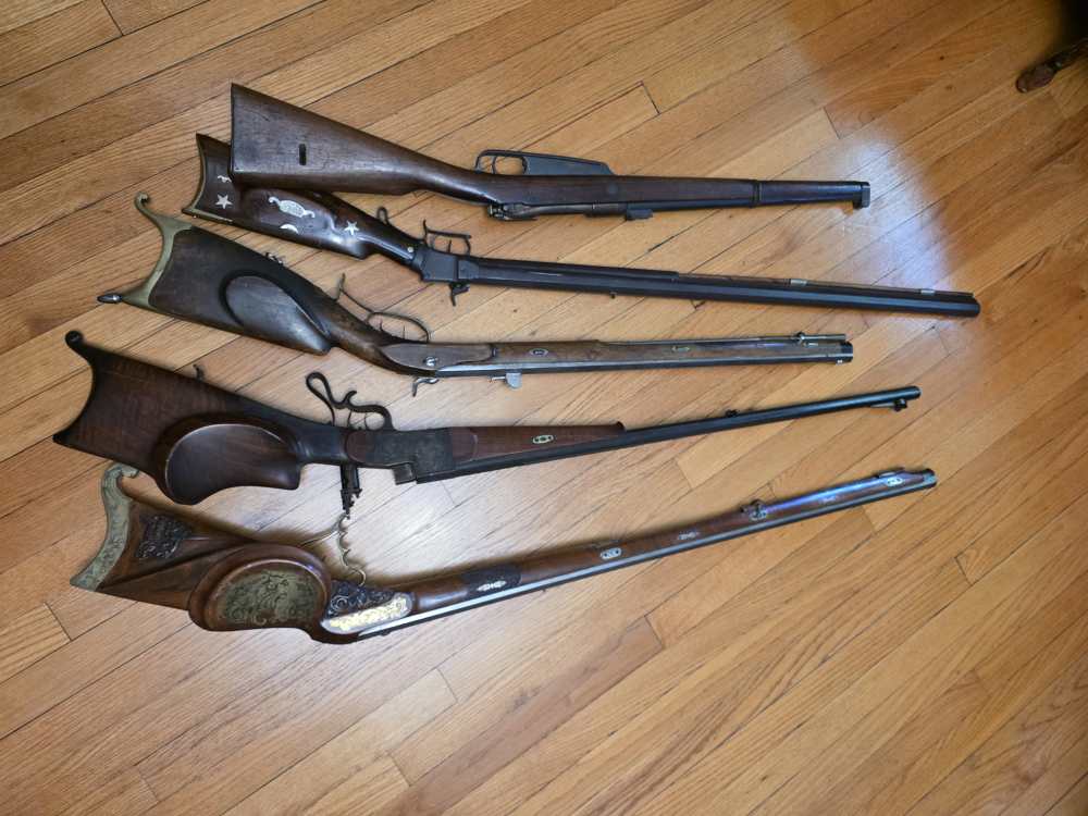 Collection of nice Schuetzen rifles-img-5