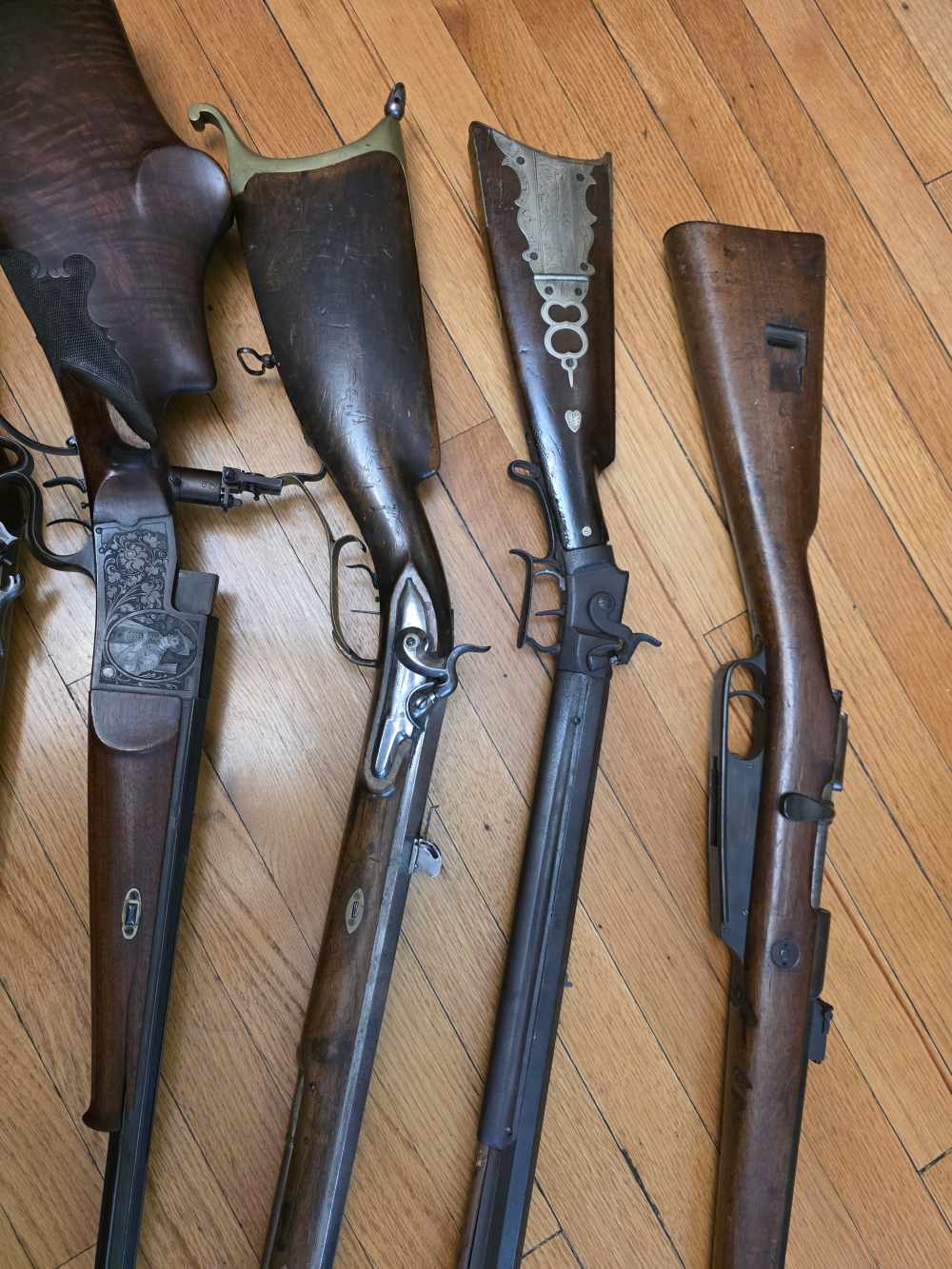 Collection of nice Schuetzen rifles-img-8