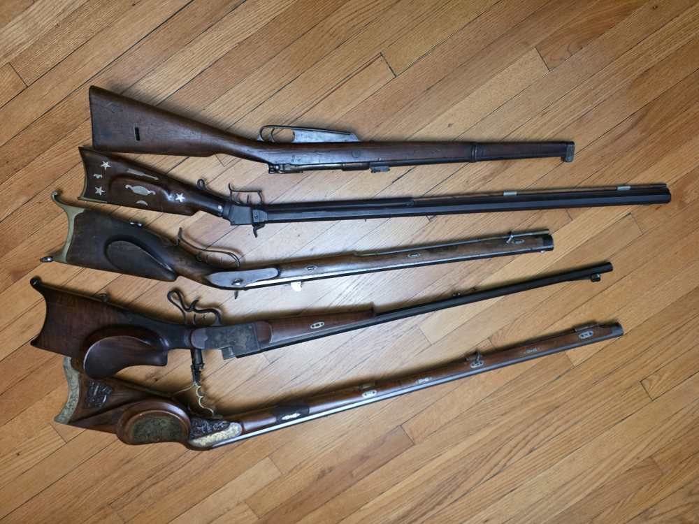 Collection of nice Schuetzen rifles-img-1