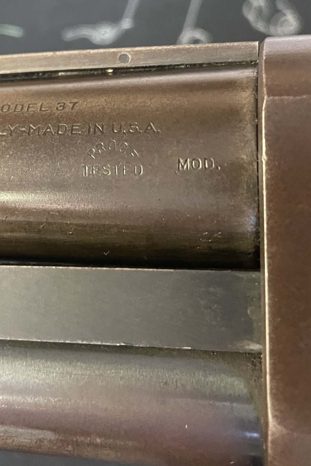 Ithaca Gun Co Model 37 Featherlight - ENGRAVING - 12ga - Pump - NICE RARE -img-2