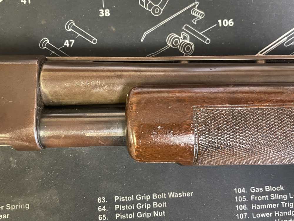 Ithaca Gun Co Model 37 Featherlight - ENGRAVING - 12ga - Pump - NICE RARE -img-15