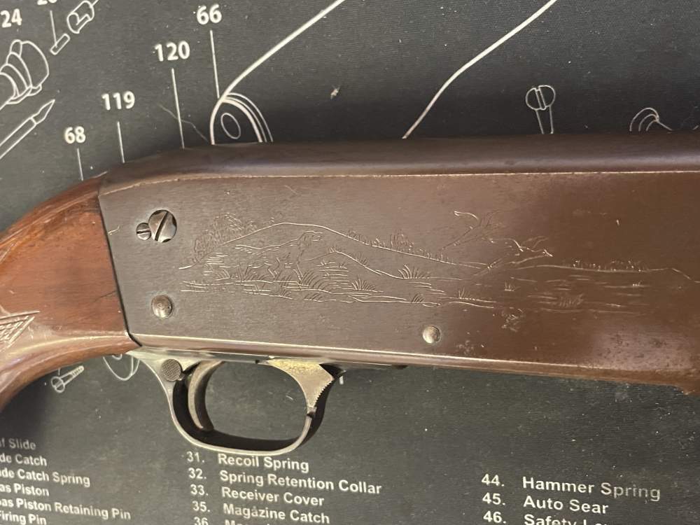 Ithaca Gun Co Model 37 Featherlight - ENGRAVING - 12ga - Pump - NICE RARE -img-13