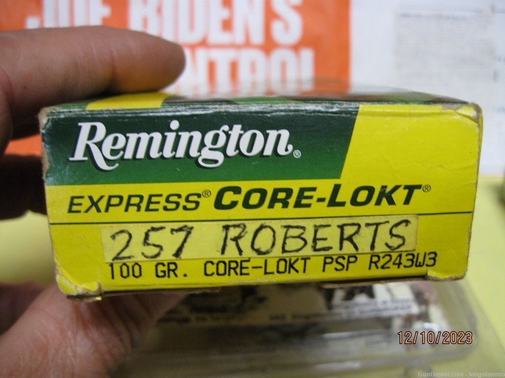 257 Roberts 100 gr Soft Point 20 Rnds Remington R-P Ammo; brass available 2-img-1