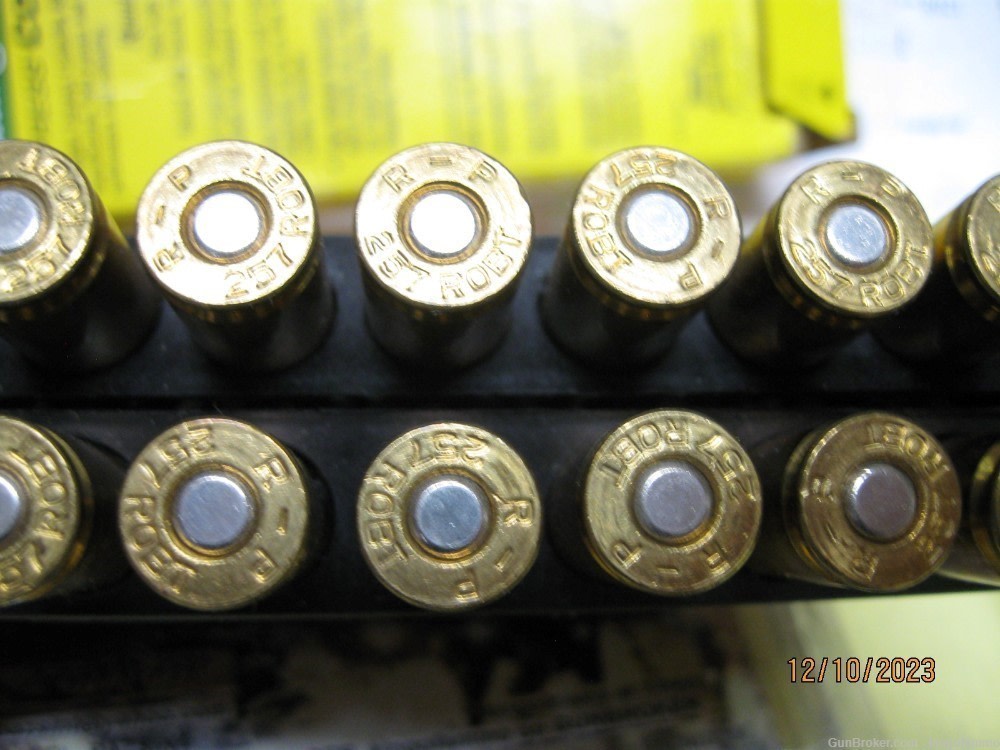 257 Roberts 100 gr Soft Point 20 Rnds Remington R-P Ammo; brass available 2-img-3