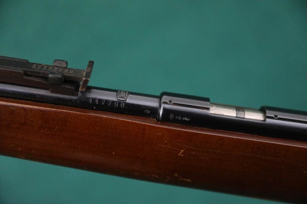 B9697 Mauser model 107 bolt action 22 rifle threaded -img-4