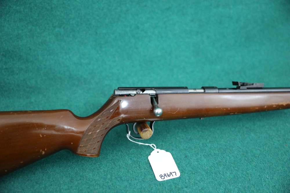 B9697 Mauser model 107 bolt action 22 rifle threaded -img-0