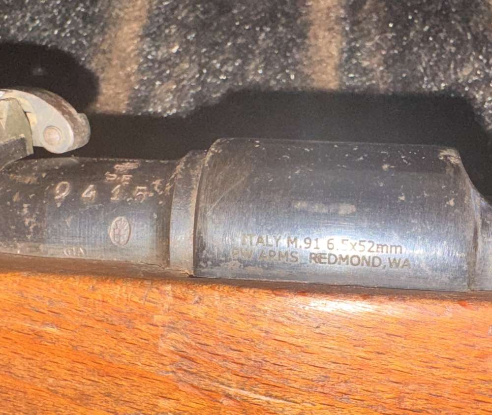 M91 Carcano Cavalry Carbine 6.5×52, Matching Folding Bayonet-img-2
