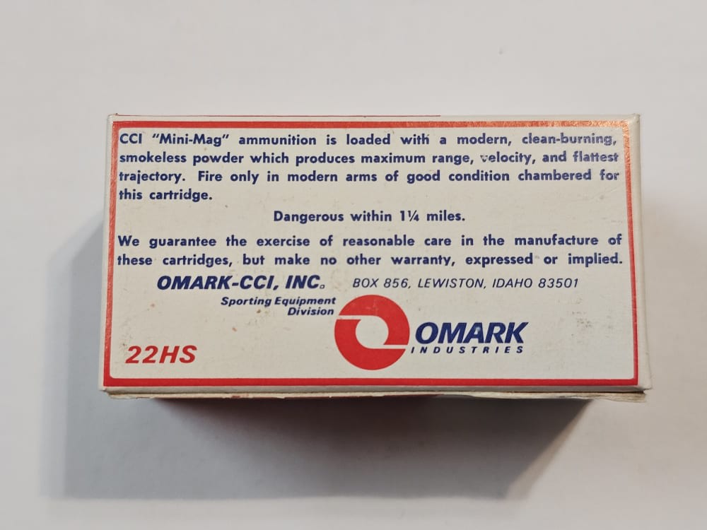 Vintage CCI 22 Long Rifle Mini-mag -img-3