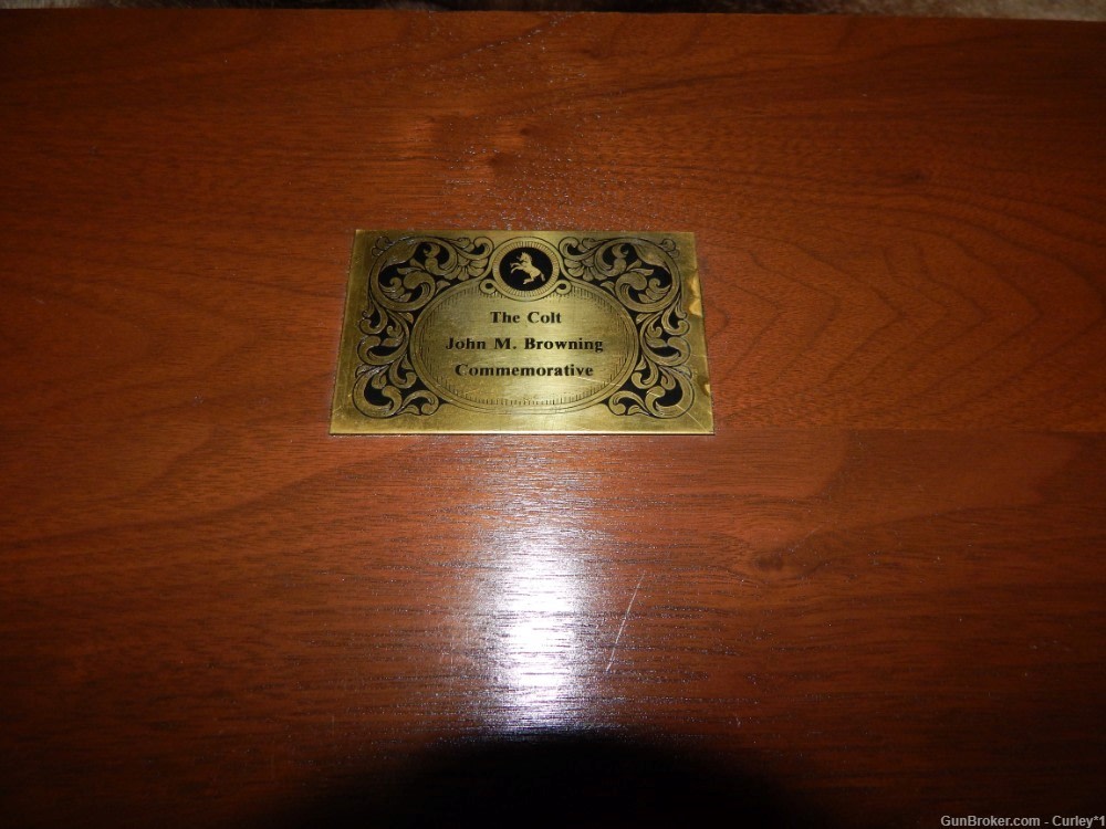 Colt John F. Browning Commemorative Display case 1911 --1 of 1000-img-1